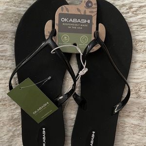 Okabashi Black Sandals